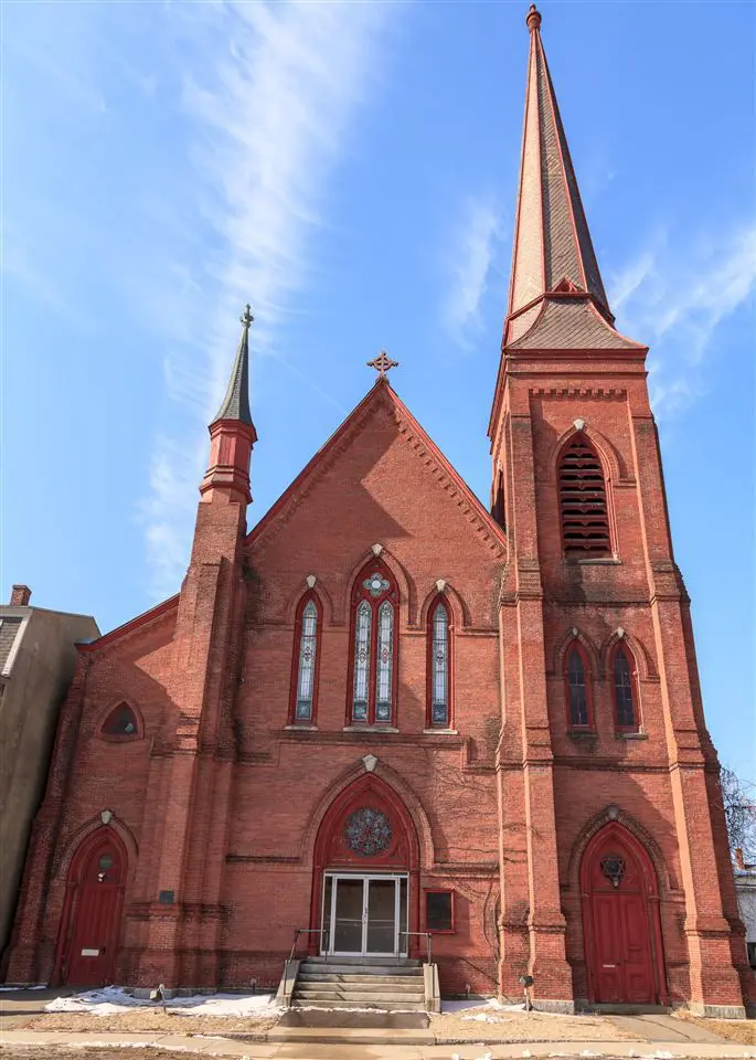 Image of the front of the church